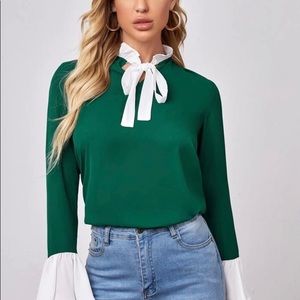 Colorblock  blouse